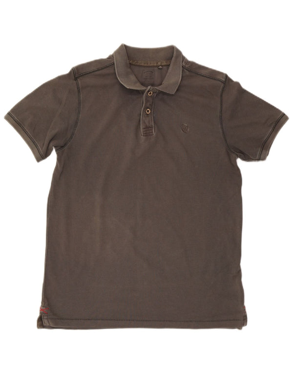 Polo de hombre Fat Face de algodón gris medio