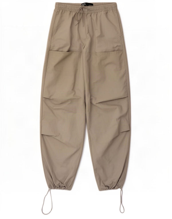 Zara Mujer Pantalón Casual Relaxed Fit XS W24 L29 Poliamida Gris