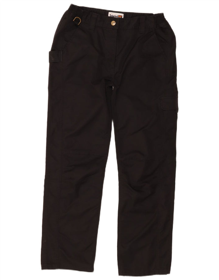Timberland Pantalón Cargo Recto Para Hombre Grande W36 L28 Poliéster Negro