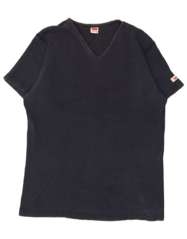 Camiseta Levi's Mujer Top XL Azul Marino Algodón