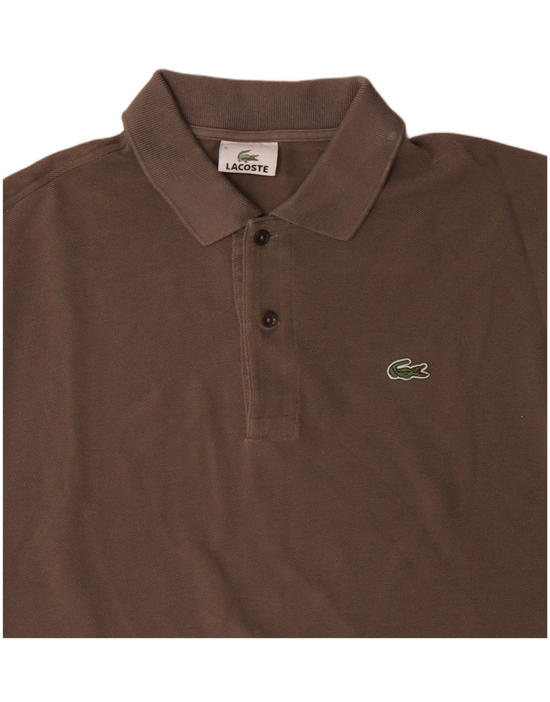 Polo Lacoste para hombre talla 5 grande algodón marrón