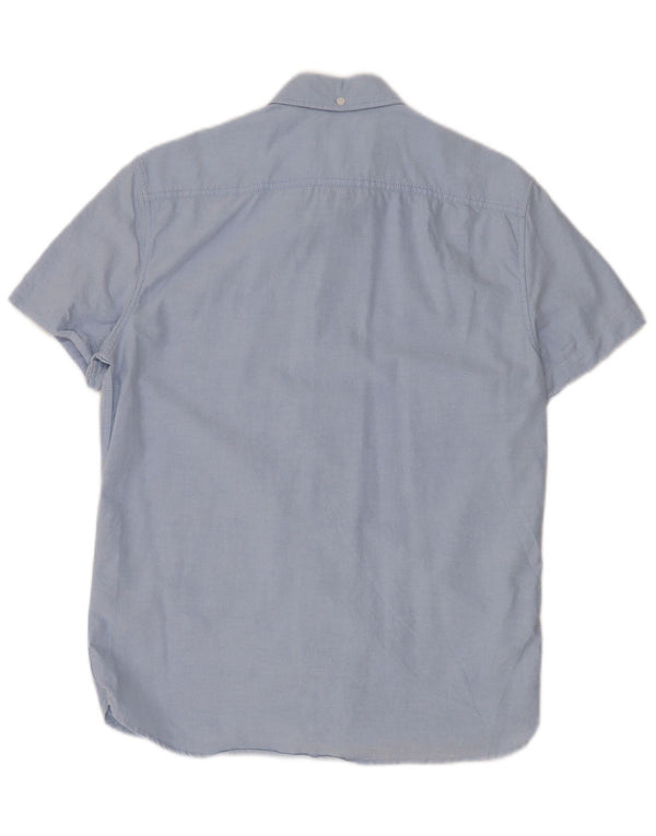 Jack Wills Camisa Slim Fit De Manga Corta Para Hombre Algodón Azul Pequeño