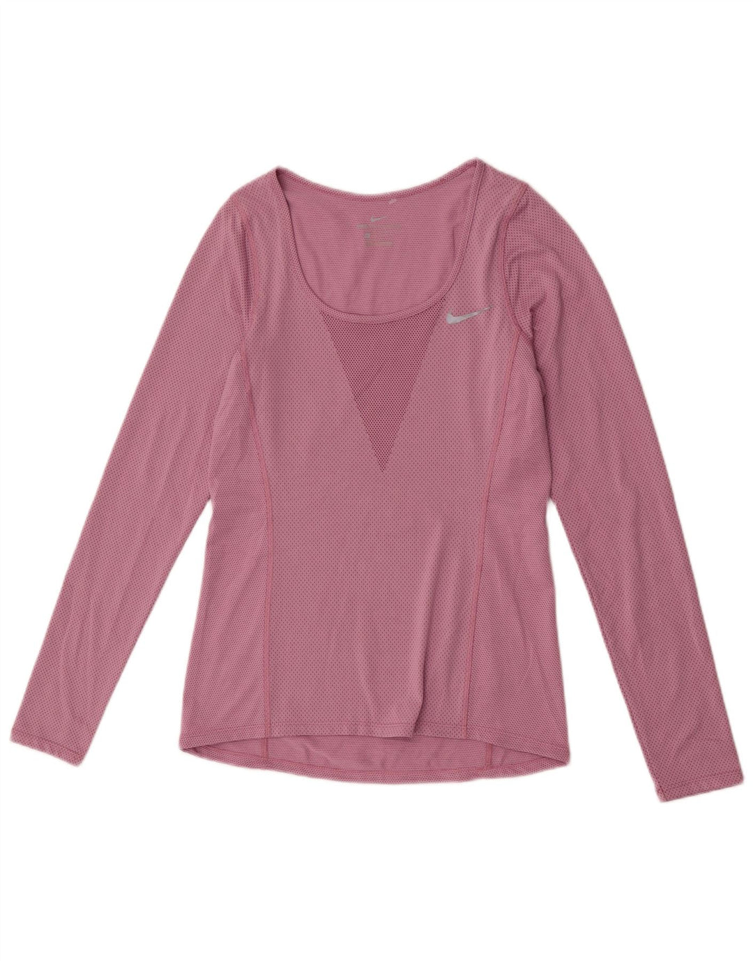Nike Camiseta de manga larga para mujer UK 6 XS Rosa Poliéster