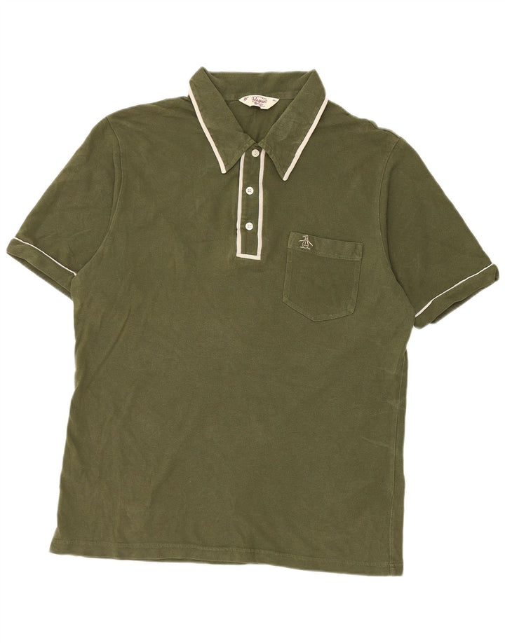 Polo Penguin para hombre 2XL Algodón verde