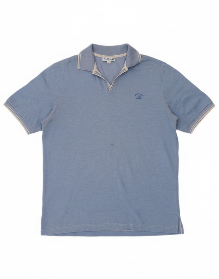 Paul & Shark Polo para hombre con moteado azul medio