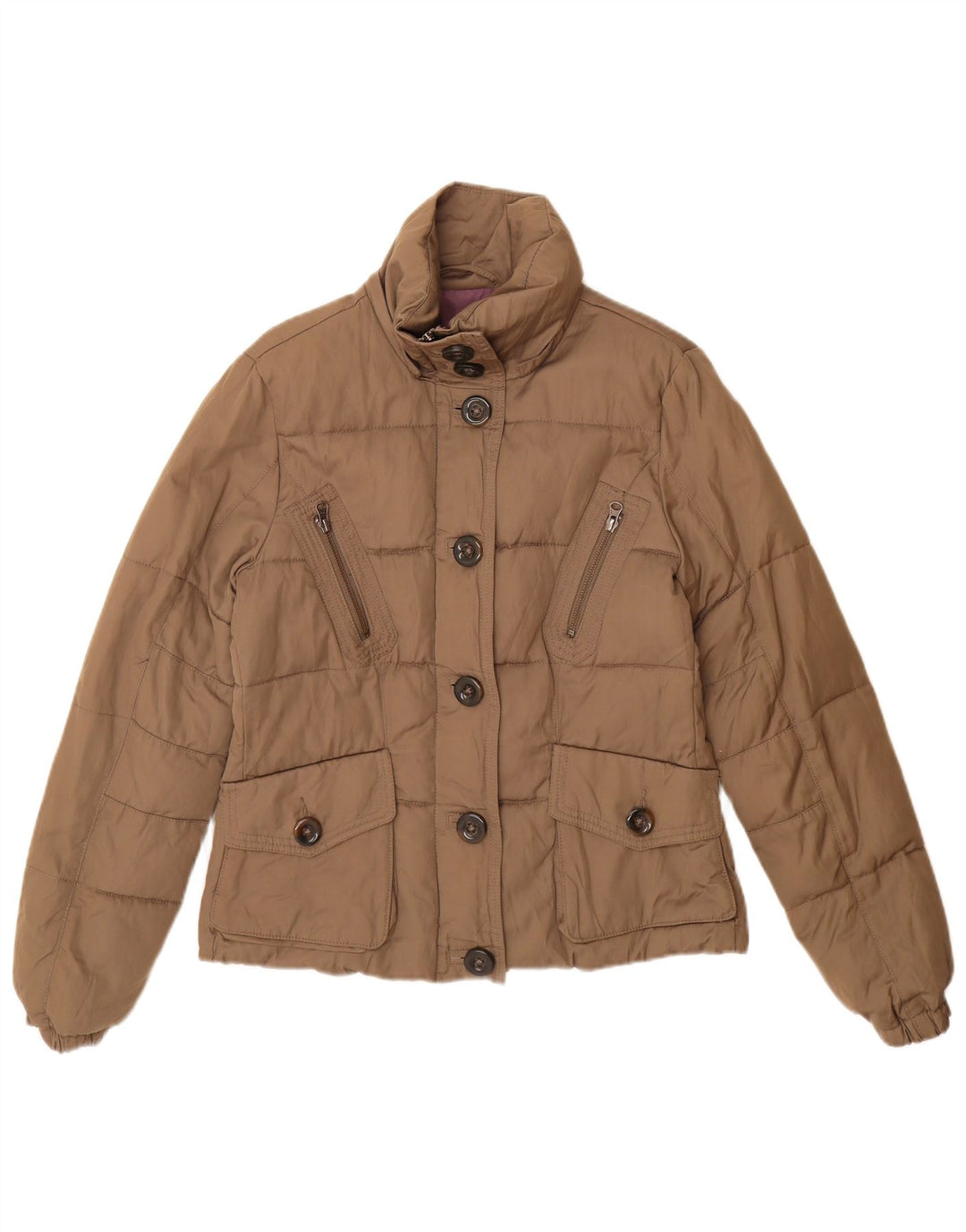 Marlboro Classics Chaqueta Acolchada Mujer EU 44 XL Algodón Marrón