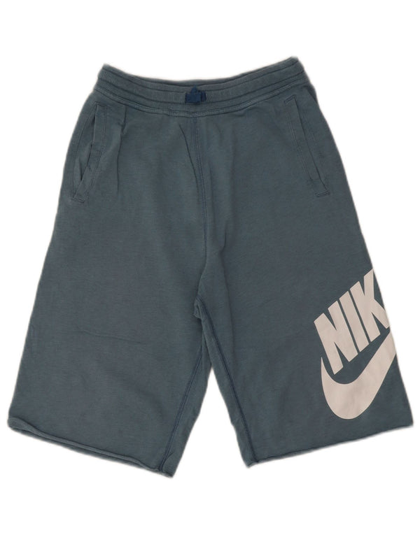 Nike Pantalones cortos deportivos gráficos para niños 13-14 años XL Algodón azul