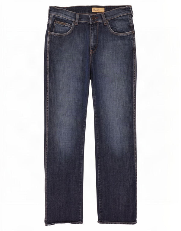 Wrangler Vaqueros Pittsboro Bootcut para hombre W32 L32 Algodón azul marino