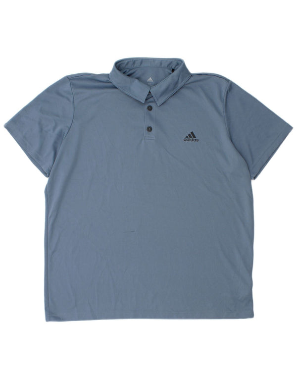 Adidas Hombre Aeroready Polo XL Azul Poliéster