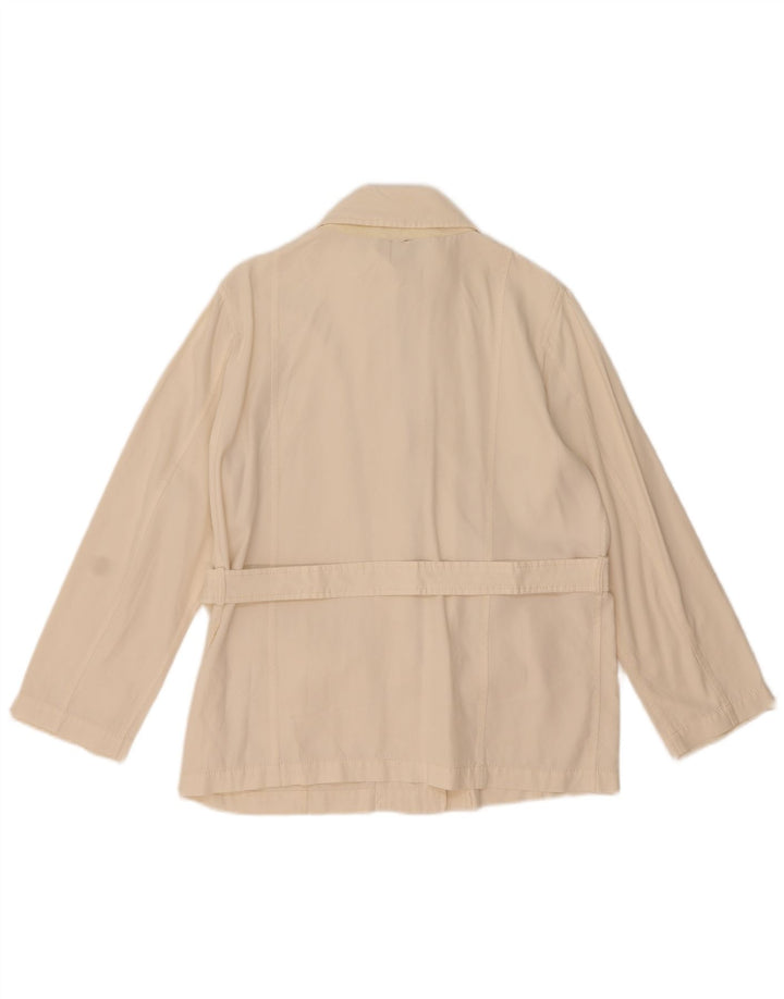 Fay Chaqueta utilitaria para mujer UK 44 Medium Off White