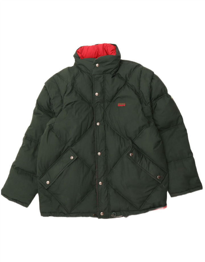 DIADORA Chaqueta Acolchada Reversible de Corte Suelto para Mujer UK 46 Large Red