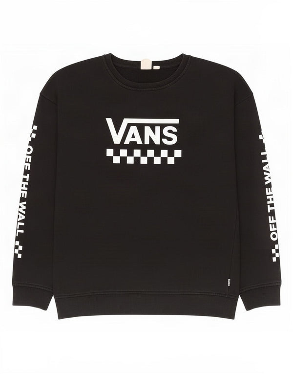 Vans Hombre Sudadera Gráfica Jumper Large Negro