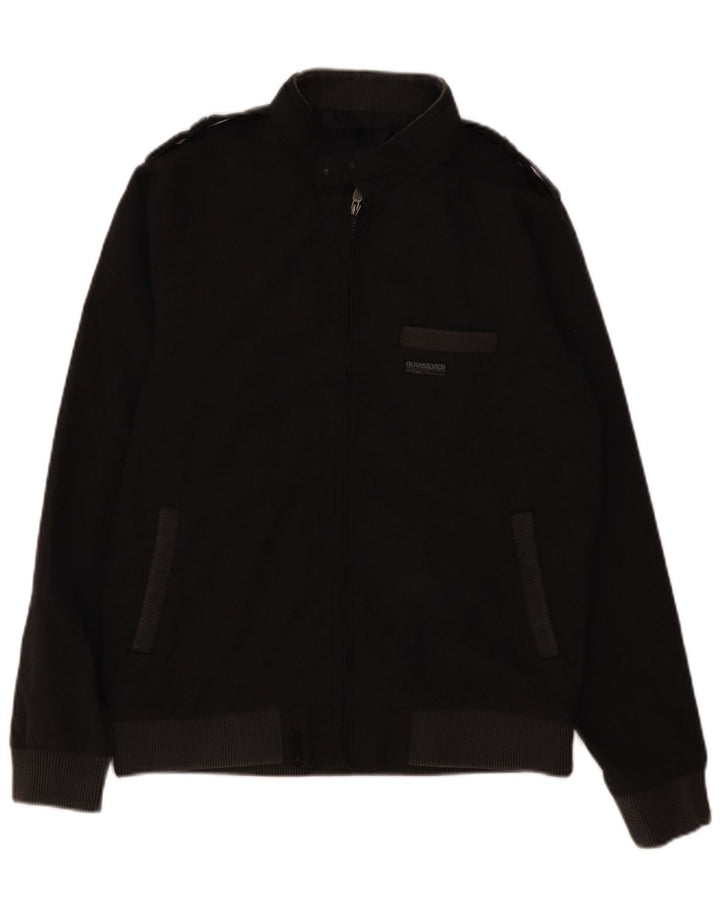 QUIKSILVER Chaqueta Bomber Militar para Hombre UK 36 Small Gris Poliéster