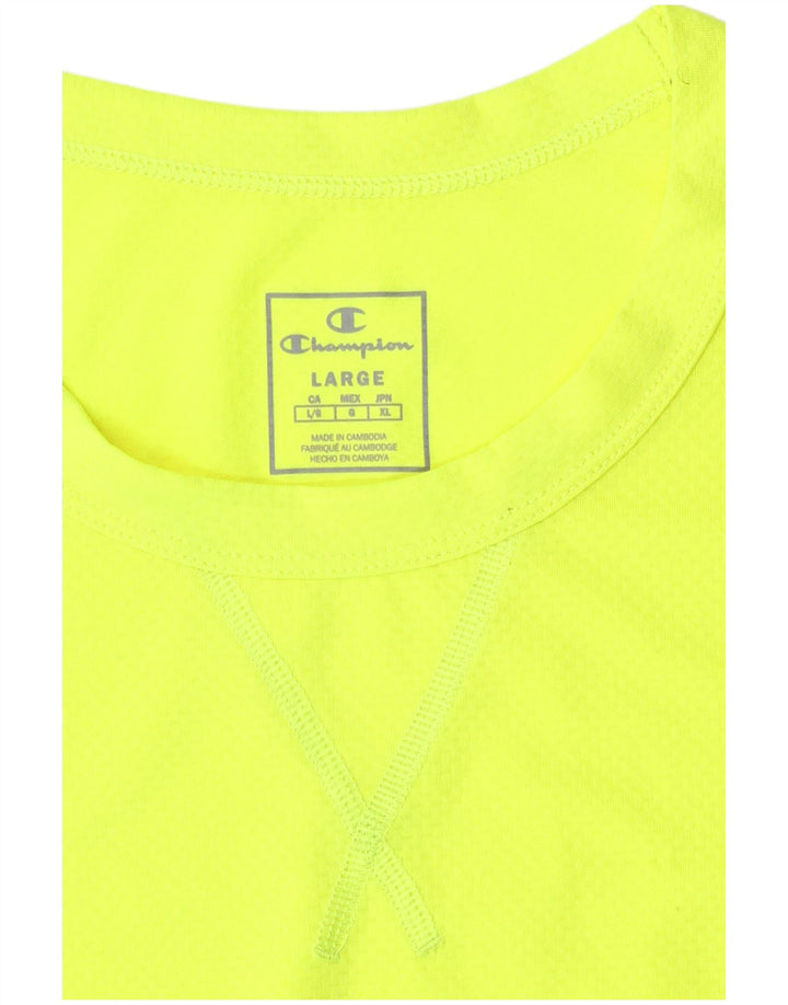 Champion Camiseta para hombre Top Large Amarillo