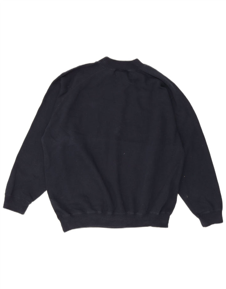 Puma - Sudadera gráfica para mujer, talla 40, talla grande, color azul marino