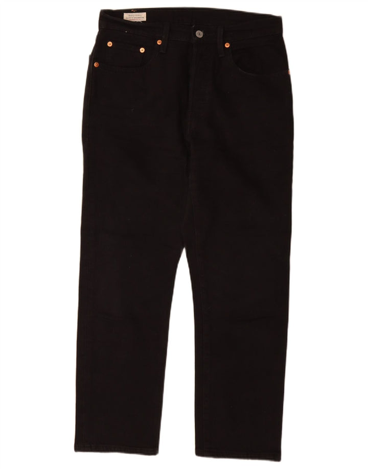 Levi's Vaqueros Rectos 501 Para Mujer W27 L26 Algodón Negro