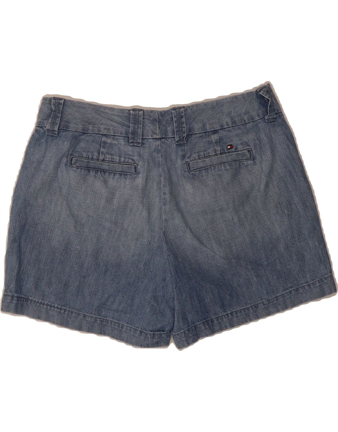 TOMMY HILFIGER Womens Casual Shorts US 6 Medium W32  Blue Cotton Vintage Tommy Hilfiger and Second-Hand Tommy Hilfiger from Messina Hembry 