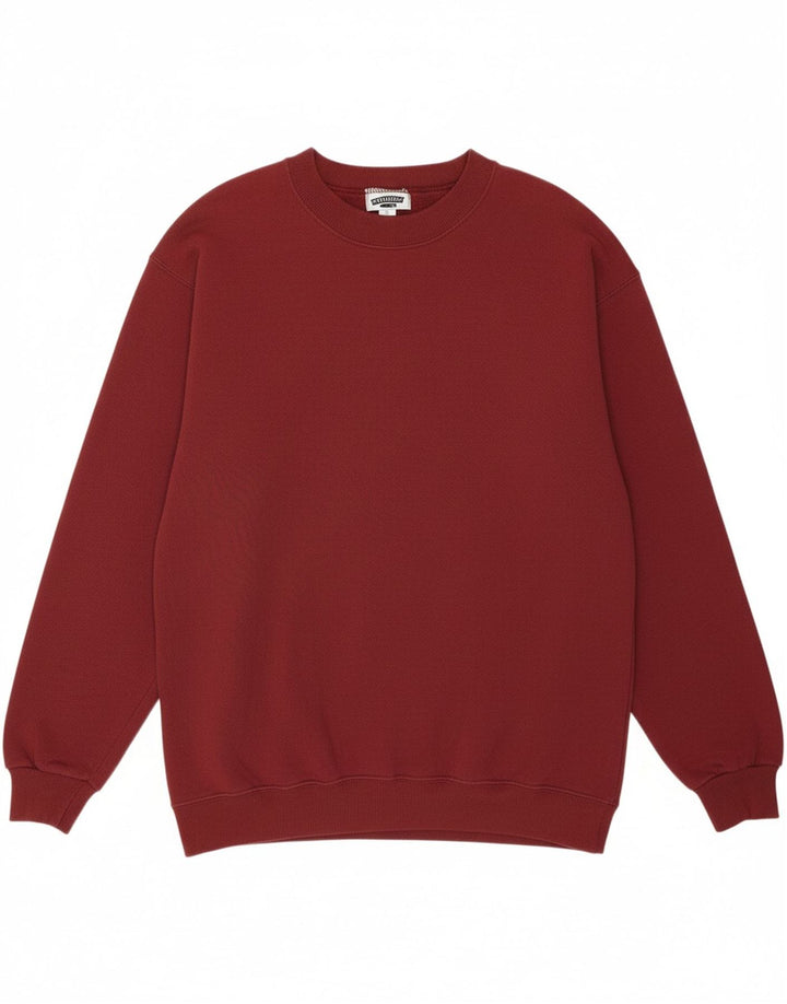 LEE Mens Sweatshirt Jumper Large Maroon Vintage Lee and Second-Hand Lee from Messina Hembry 