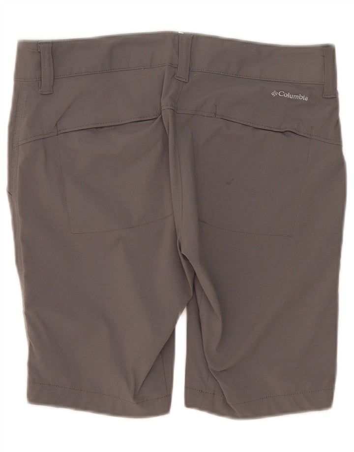 Columbia Pantalones cortos cargo para mujer US 6 Medium W30 Nylon gris
