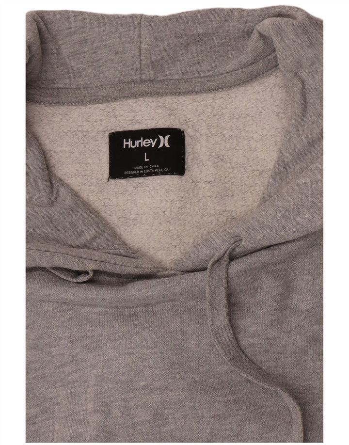 Hurley Hombre Sudadera Con Capucha Jumper Grande Gris