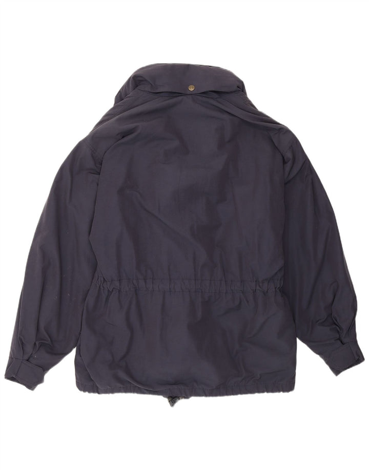 Bailo Chaqueta cortavientos con capucha para hombre IT 46 Small Azul marino Algodón