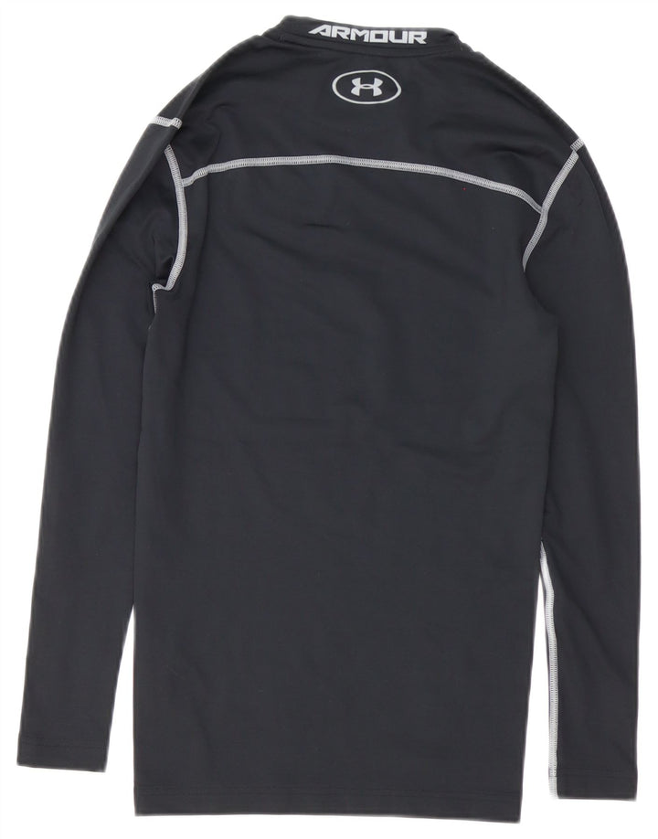 Under Armour Cold Gear Graphic Top manga larga para hombre, poliéster negro pequeño