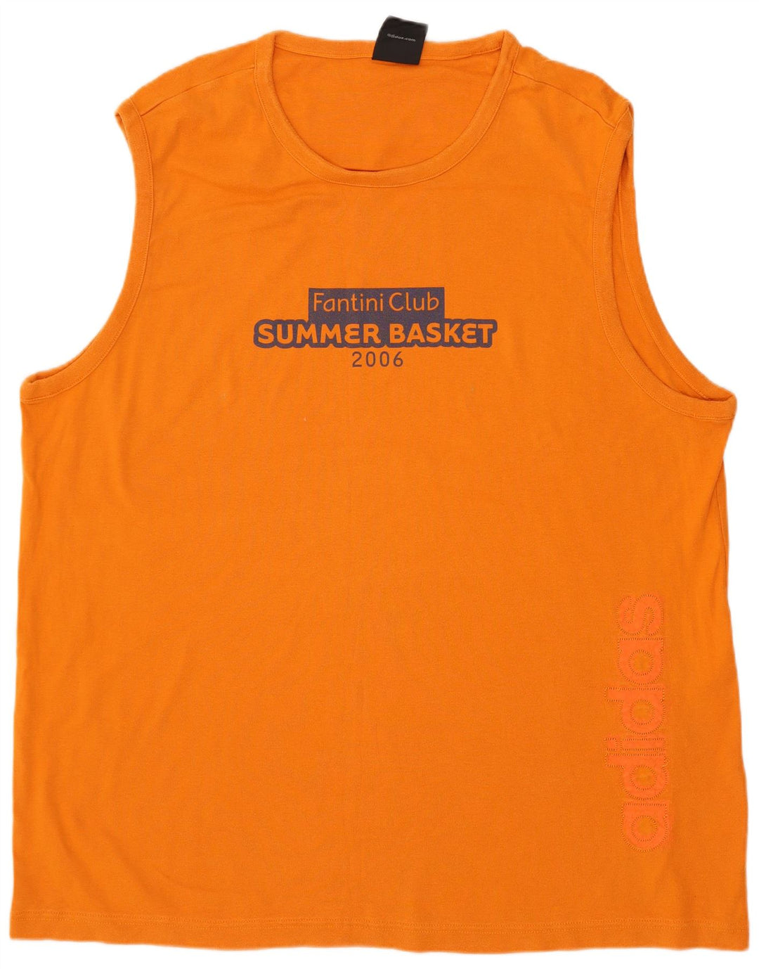 Adidas Hombre Graphic Vest Top XL Naranja Algodón