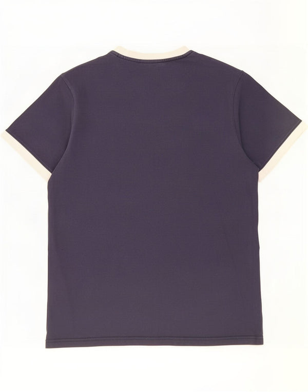 Ellesse - Camiseta para hombre, talla grande, color azul marino, algodón