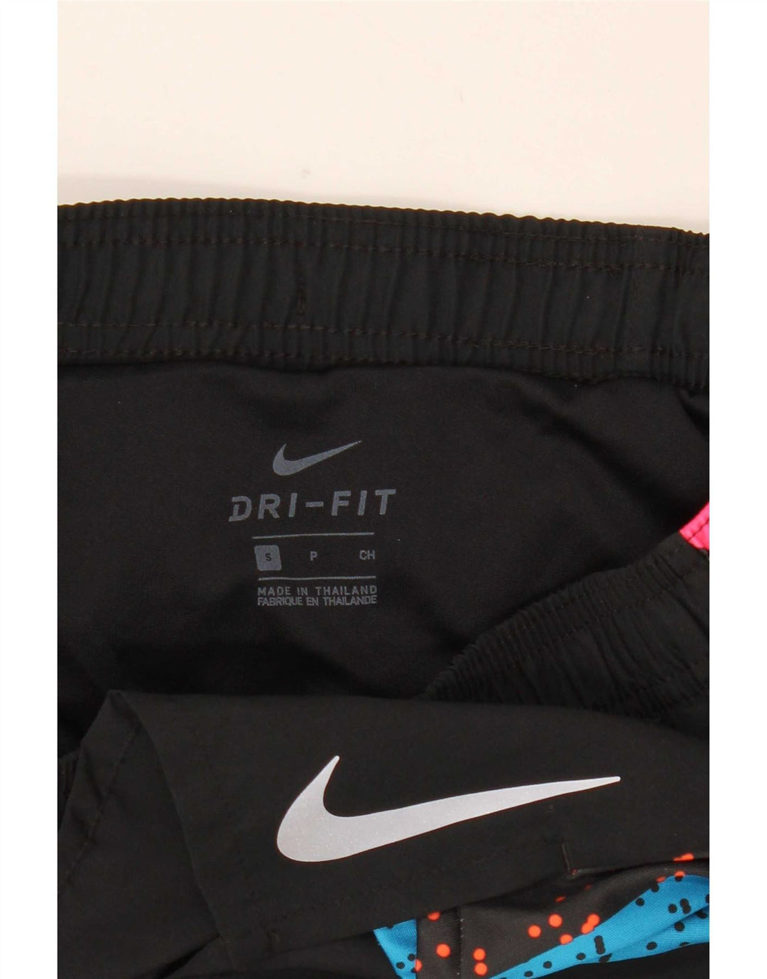 Nike Dri Fit Graphic - Pantalones cortos deportivos para mujer, talla pequeña, color negro
