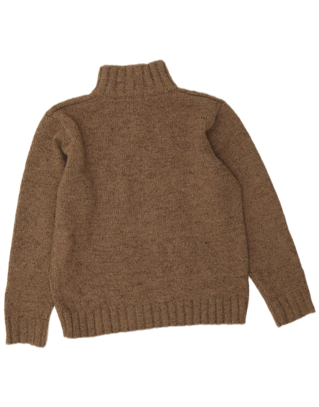 Marks & Spencer Jersey con Cuello y Cremallera para Hombre Acrílico Marrón Medio