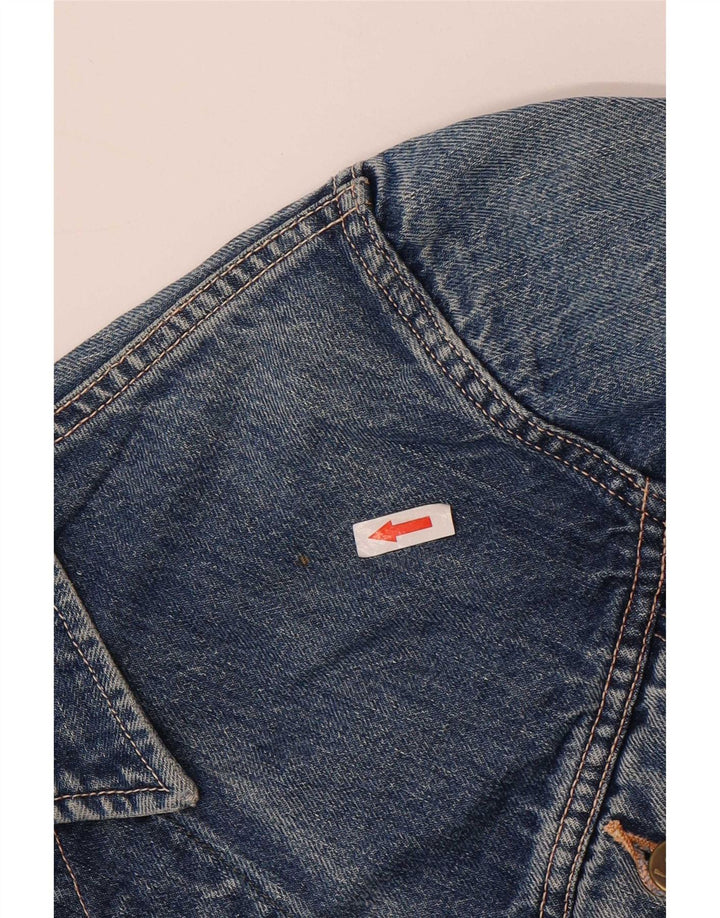 Lee Womens Denim Jacket UK 4 XS Blue