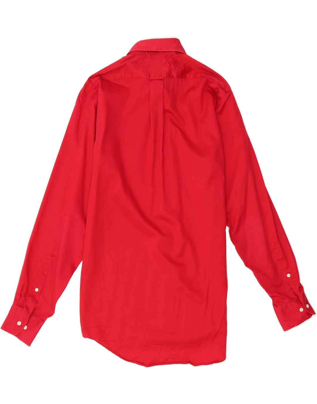 IZOD Mens Shirt Size 15 1/2 Medium Red Vintage Izod and Second-Hand Izod from Messina Hembry 