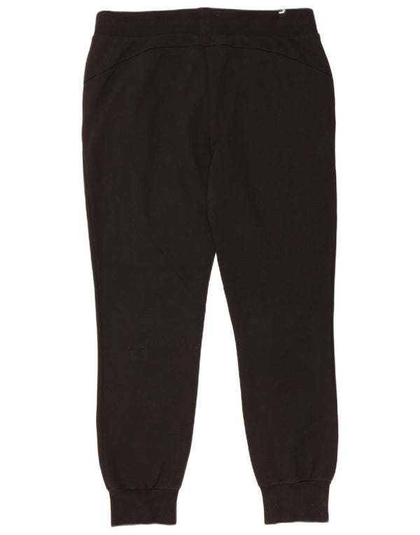 PUMA Pantalones de chándal para mujer Joggers UK 46 Large Black Cotton