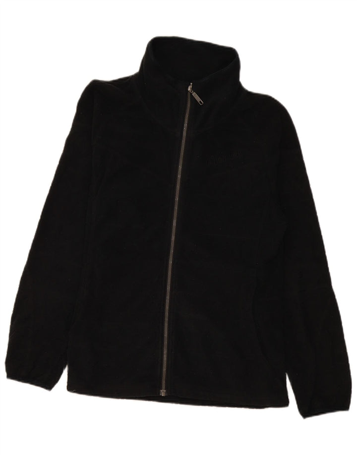 Chiemsee Chaqueta polar para mujer UK 46 Grande Poliéster geométrico negro