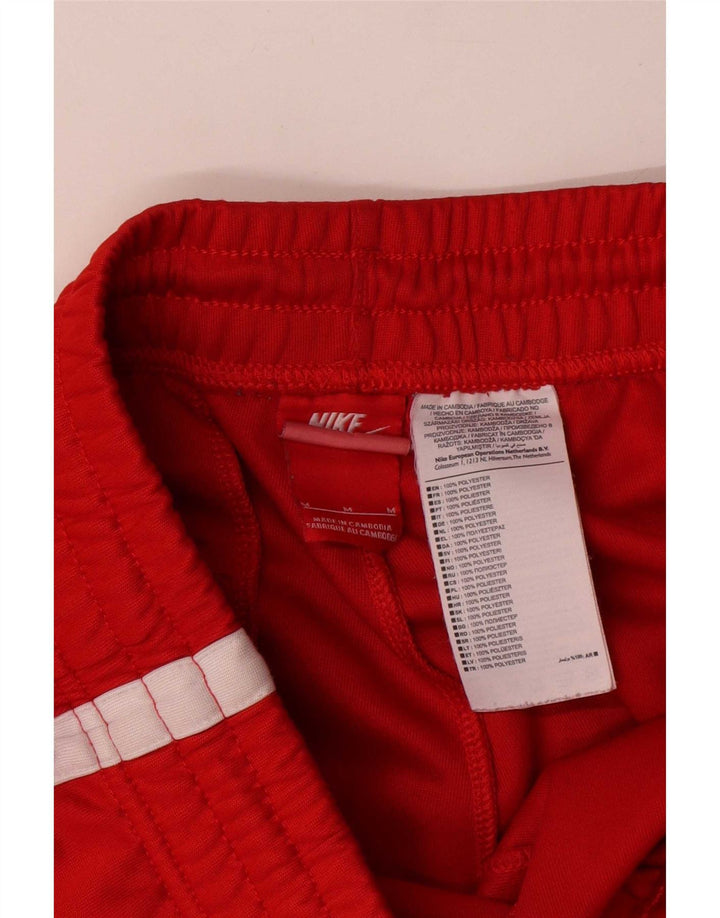 Nike - Pantalones cortos deportivos para hombre, color rojo medio, poliéster color block