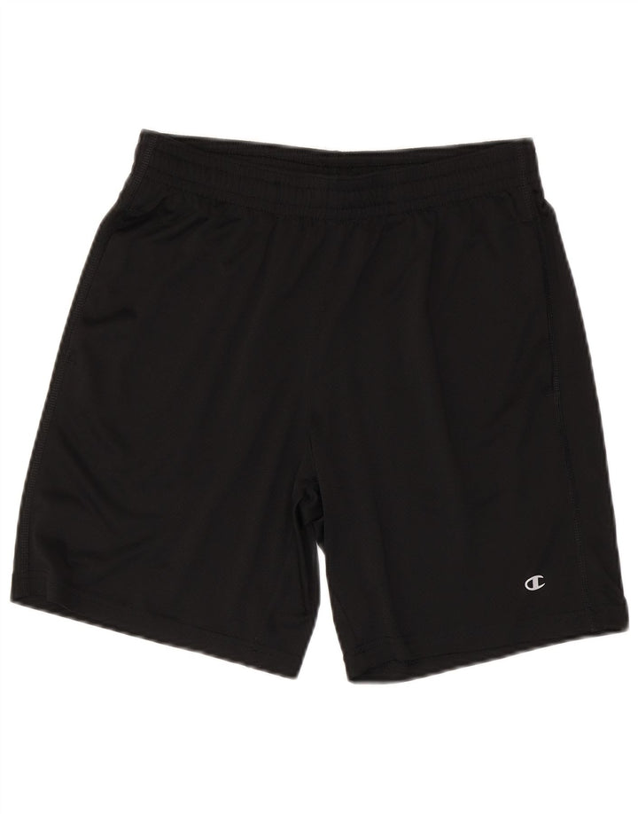 CHAMPION Pantalones cortos deportivos para hombre pequeño poliéster negro