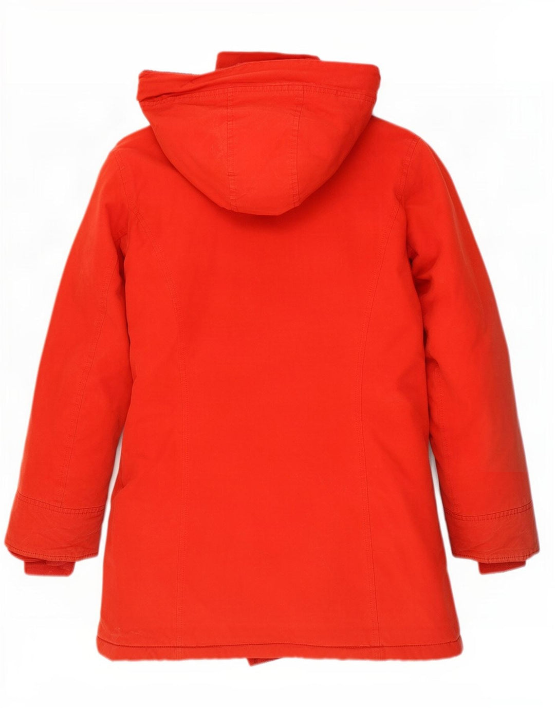 Woolrich Chaqueta acolchada con capucha para mujer Reino Unido 44 Algodón rojo mediano