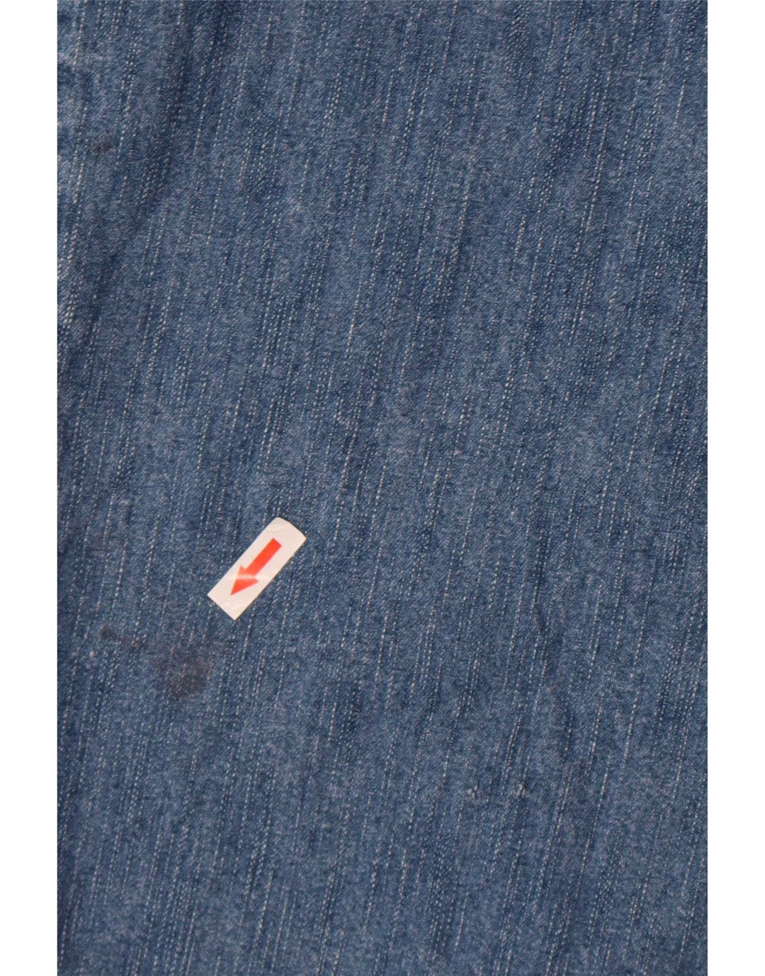 Carrera Chaqueta vaquera de 2 botones para hombre UK 38 Algodón azul medio