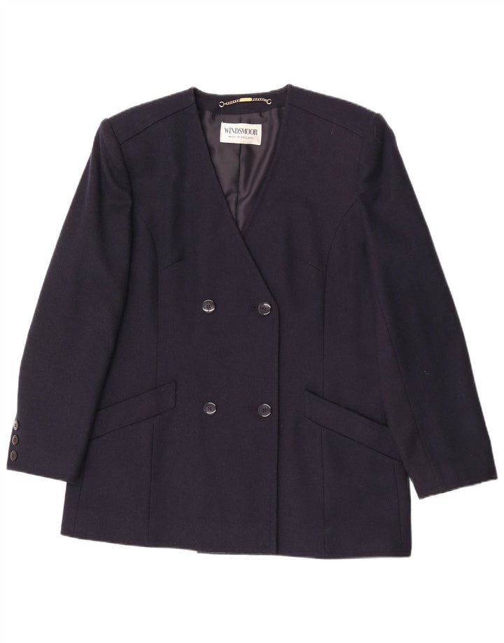 Windsmoor Chaqueta tipo blazer con doble botonadura para mujer UK 46 Grande Azul marino