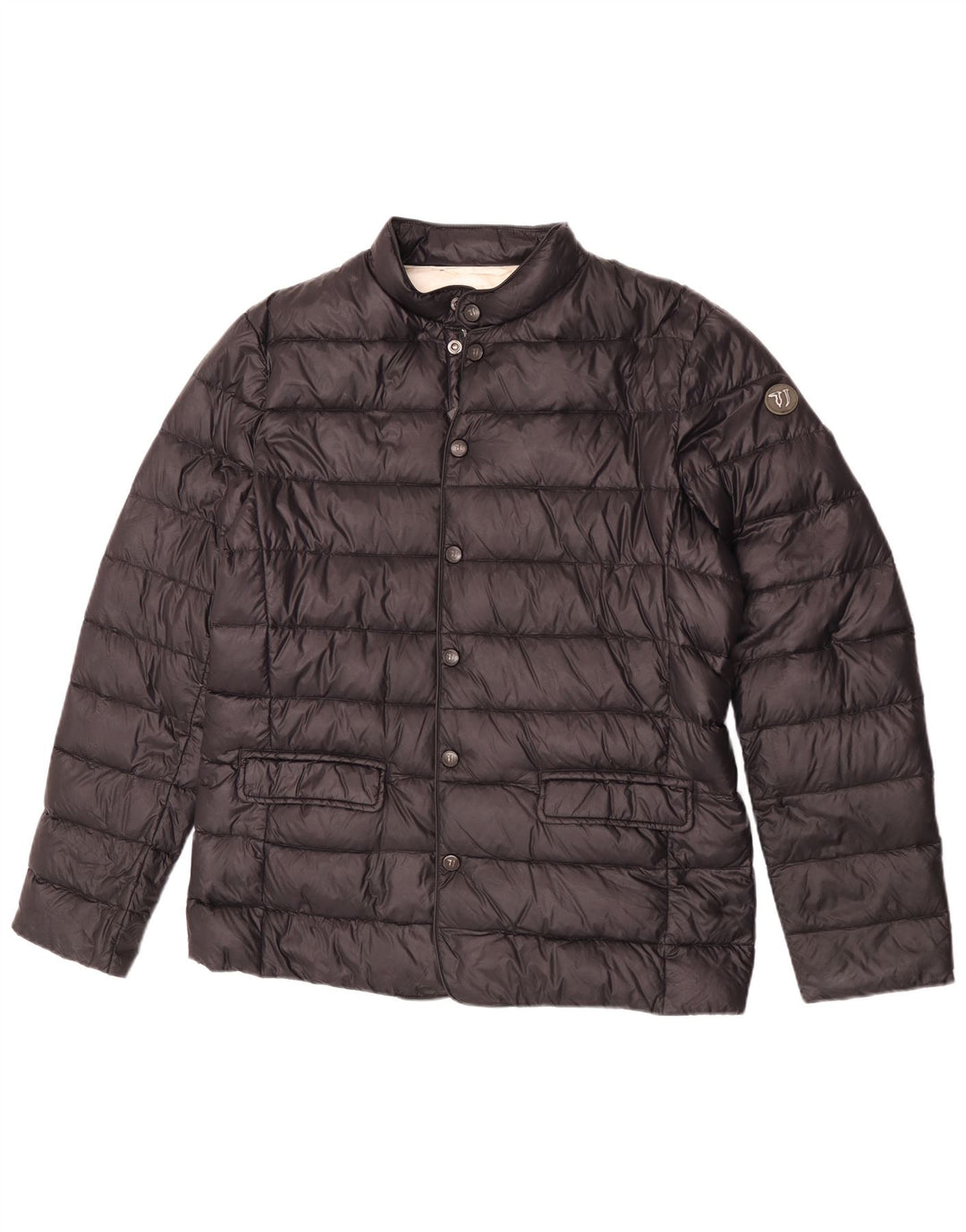 Trussardi Jeans Chaqueta Acolchada Hombre IT 54 2XL Poliamida Negro