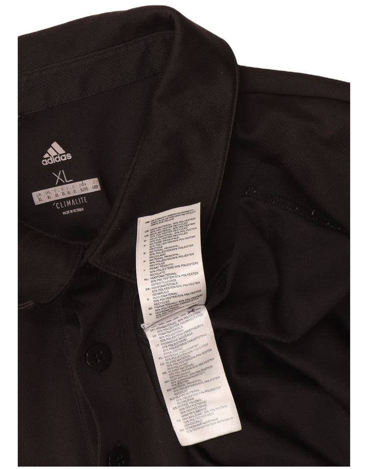 Adidas Hombre Climalite Polo XL Negro Poliéster