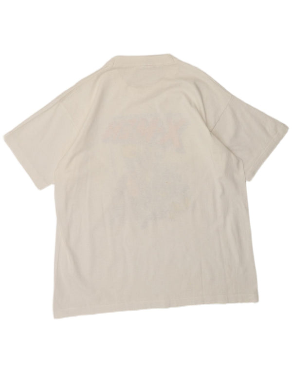 Vintage Hombres Marvel Entertainment X-Men Camiseta Gráfica Top XL Blanco 90s