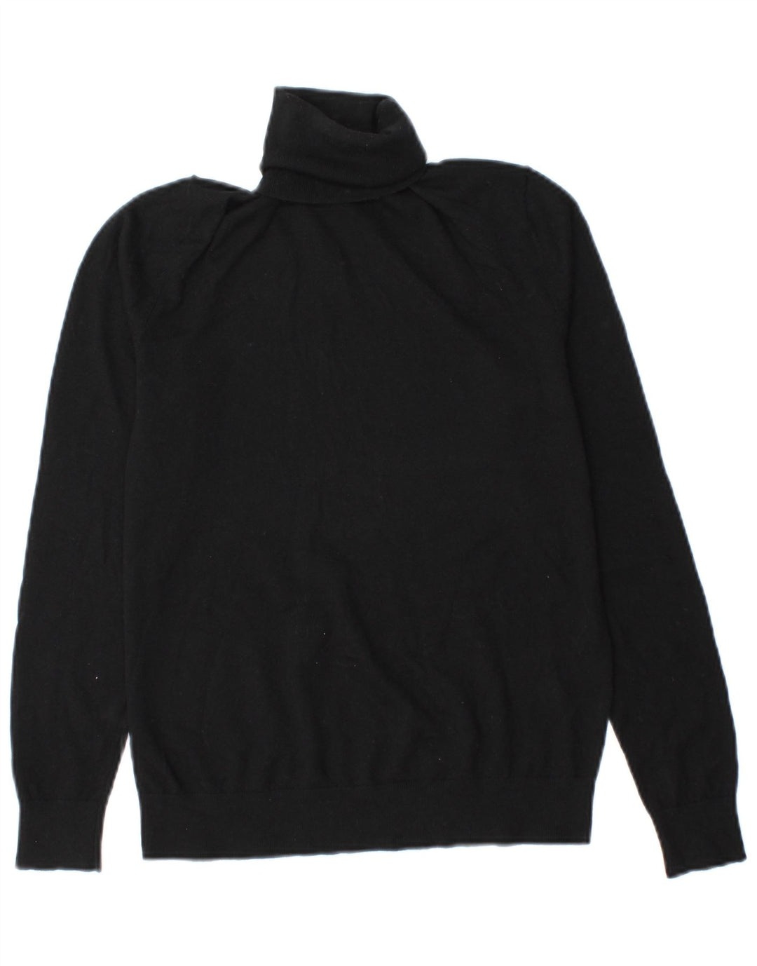 Massimo Dutti Jersey con cuello vuelto para mujer, talla 8, color negro