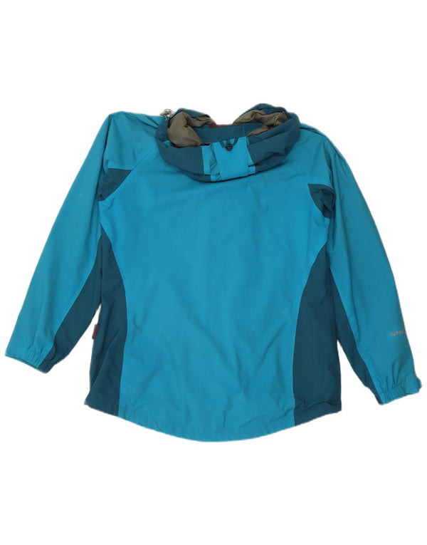 Sprayway Chaqueta cortavientos con capucha para mujer UK 40 Azul medio Colorblock