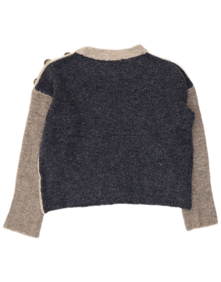 Marks & Spencer Suéter de cuello redondo para mujer UK 44 Gris medio