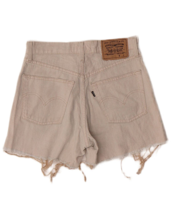 Shorts Vaqueros Levi's Mujer W29 Medium Off White