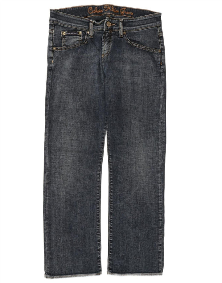 Vaqueros rectos CALVIN KLEIN Mujer W30 L27 Algodón azul