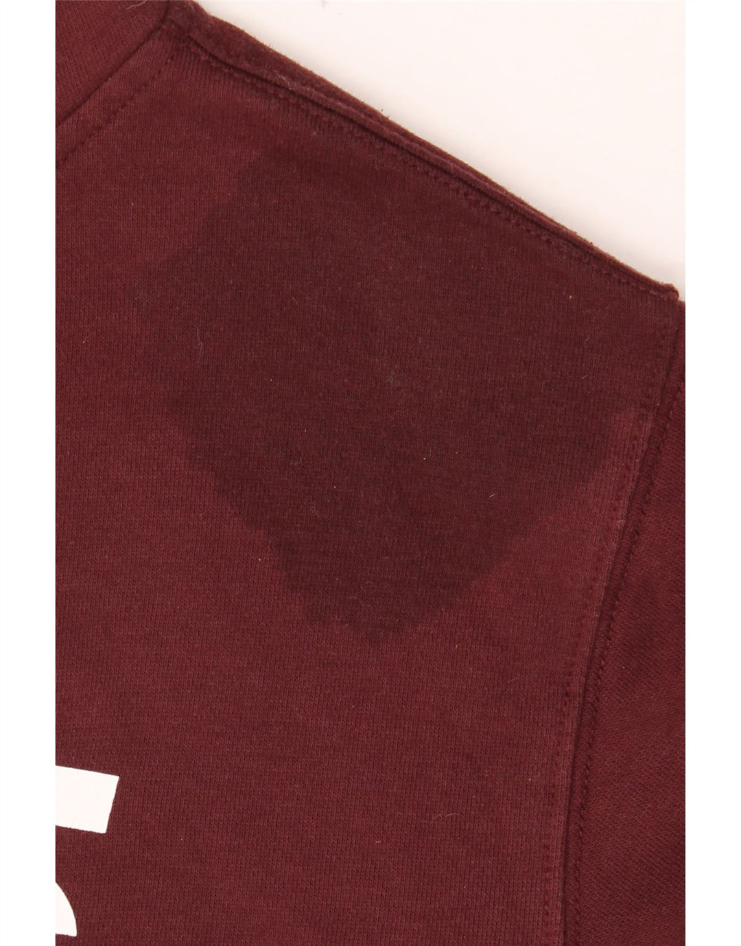 VANS Hombre Graphic Sudadera con capucha Jumper Small Borgoña Algodón