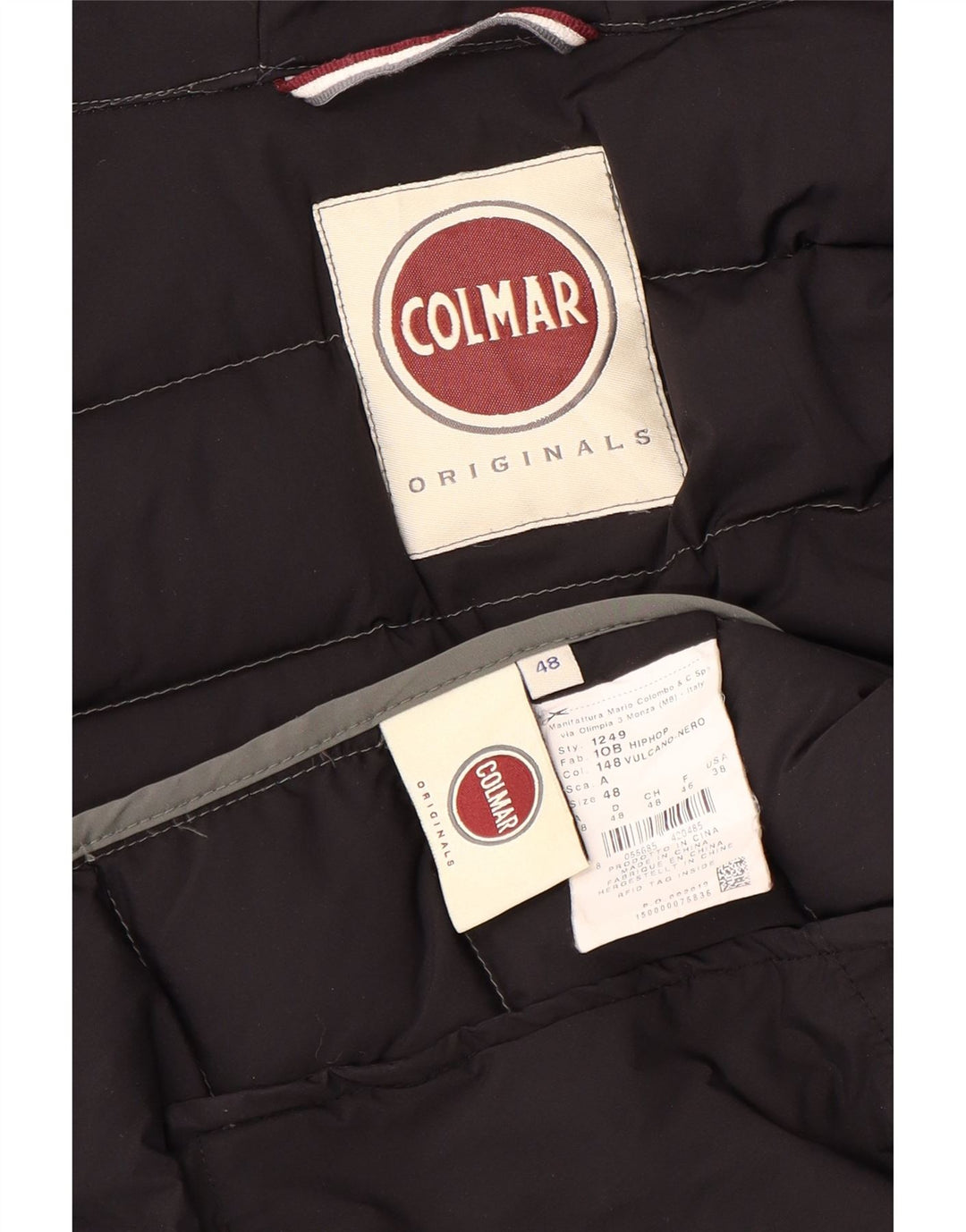 Colmar Hombre Chaqueta Acolchada Con Capucha IT 48 Gris Medio