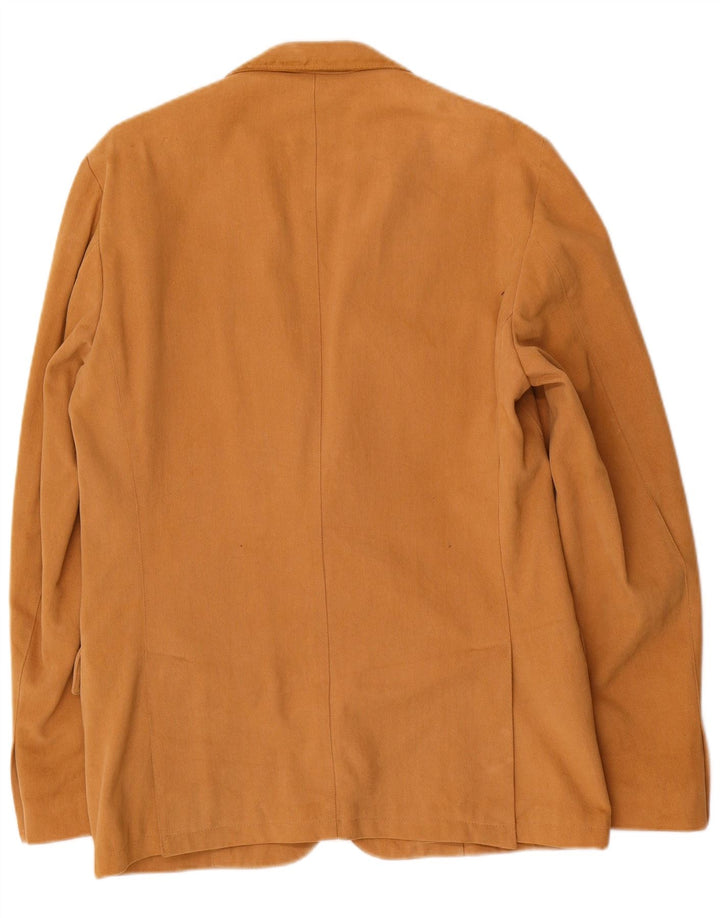 Zara Chaqueta tipo blazer de 2 botones para hombre EU 48 Algodón marrón medio